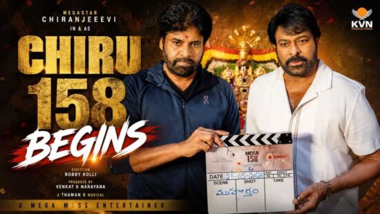 Filming of Chiru 158 Started