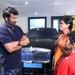 Megastar Chiranjeevi met fan Rajeshwari