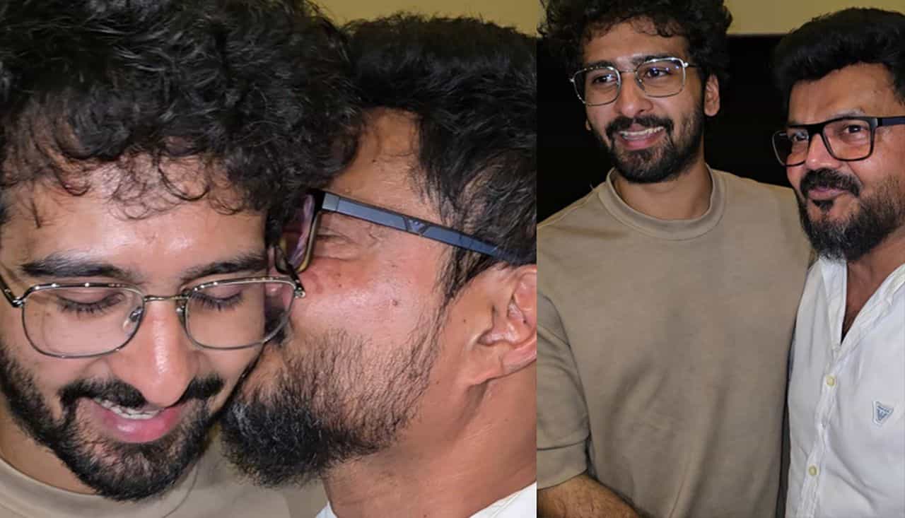 Nadirshah hugged and kissed Shane Nigam