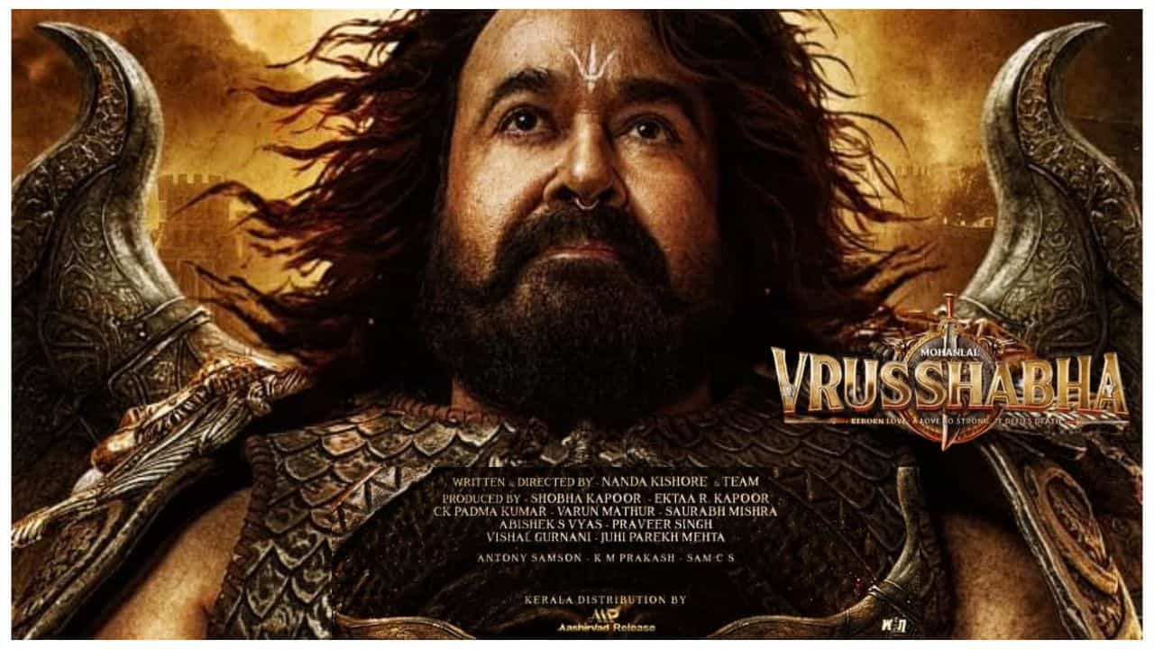 Vrushabha Movie Mohanlal Look